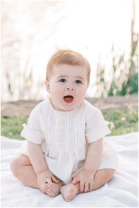 Greenville baby and children's portrait photographer.
