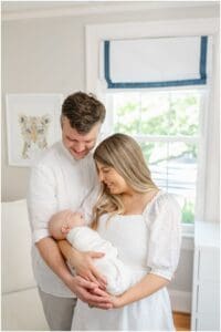 Greer, SC lifestyle newborn photographer.