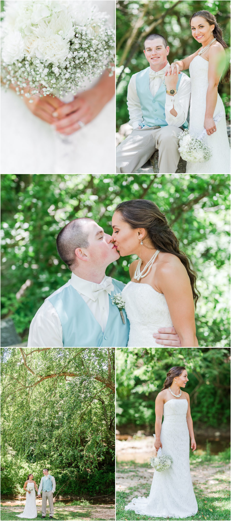 Williamston, South Carolina Wedding Bride and Groom Photos