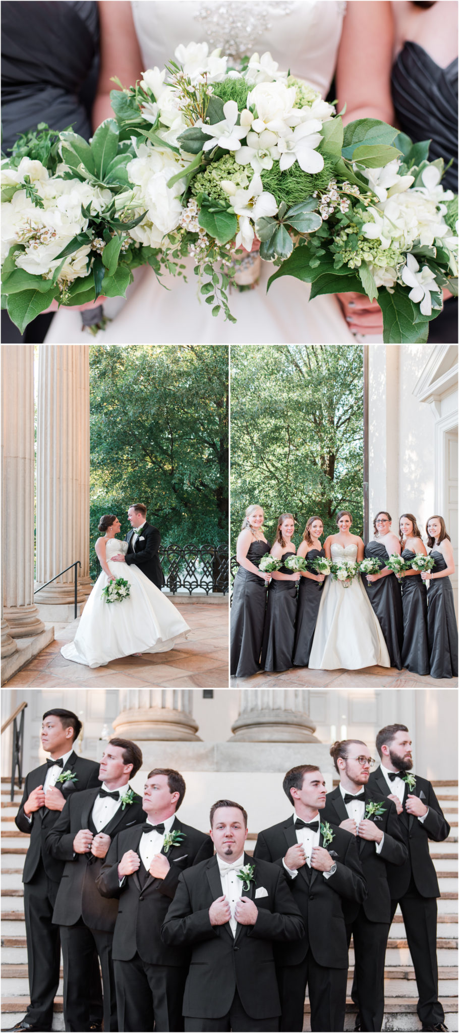 A Greenville South Carolina Commerce Club Wedding Bridal Party Photos