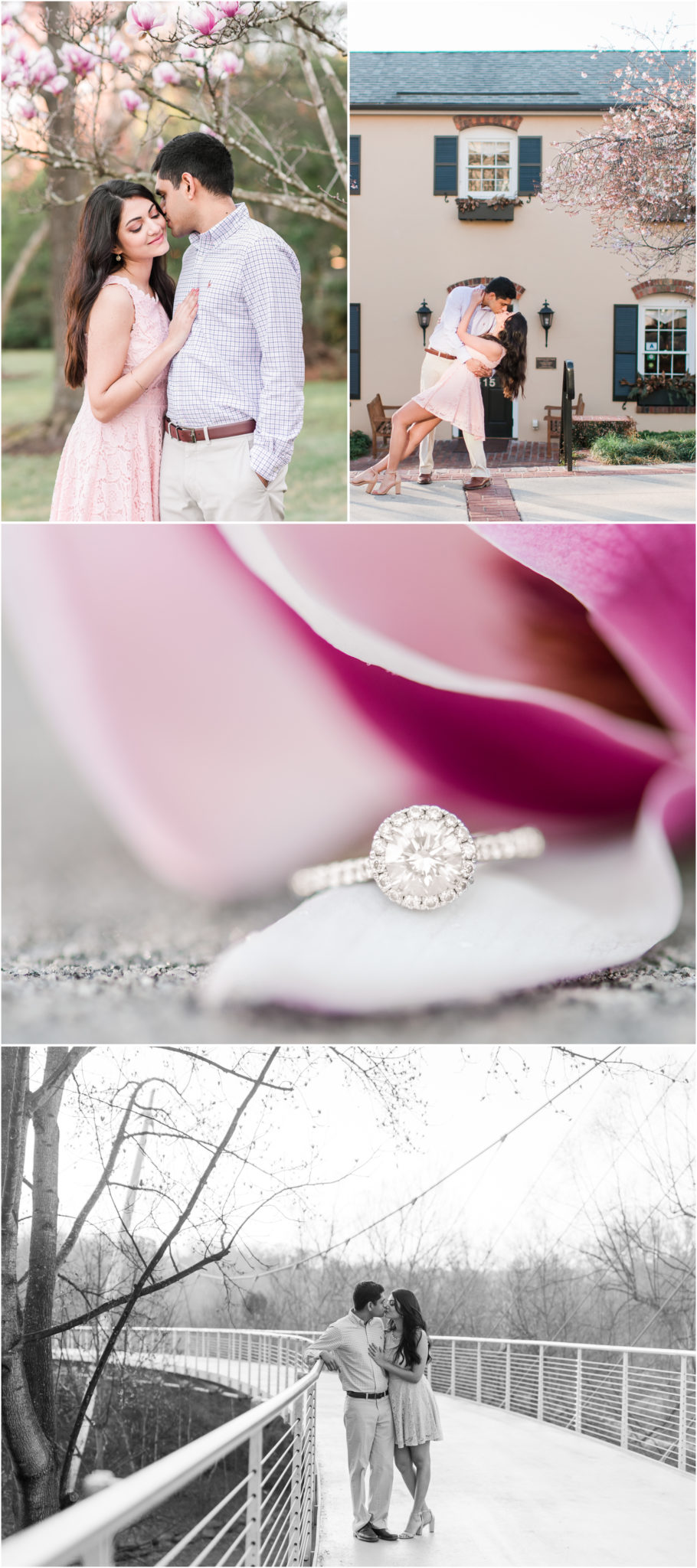 Magnolia Blossom Engagement in Greenville SC