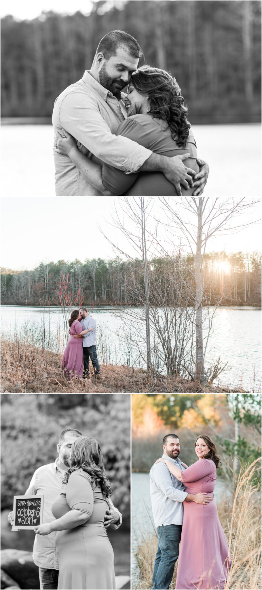 Sunset Engagement at Table Rock State Park
