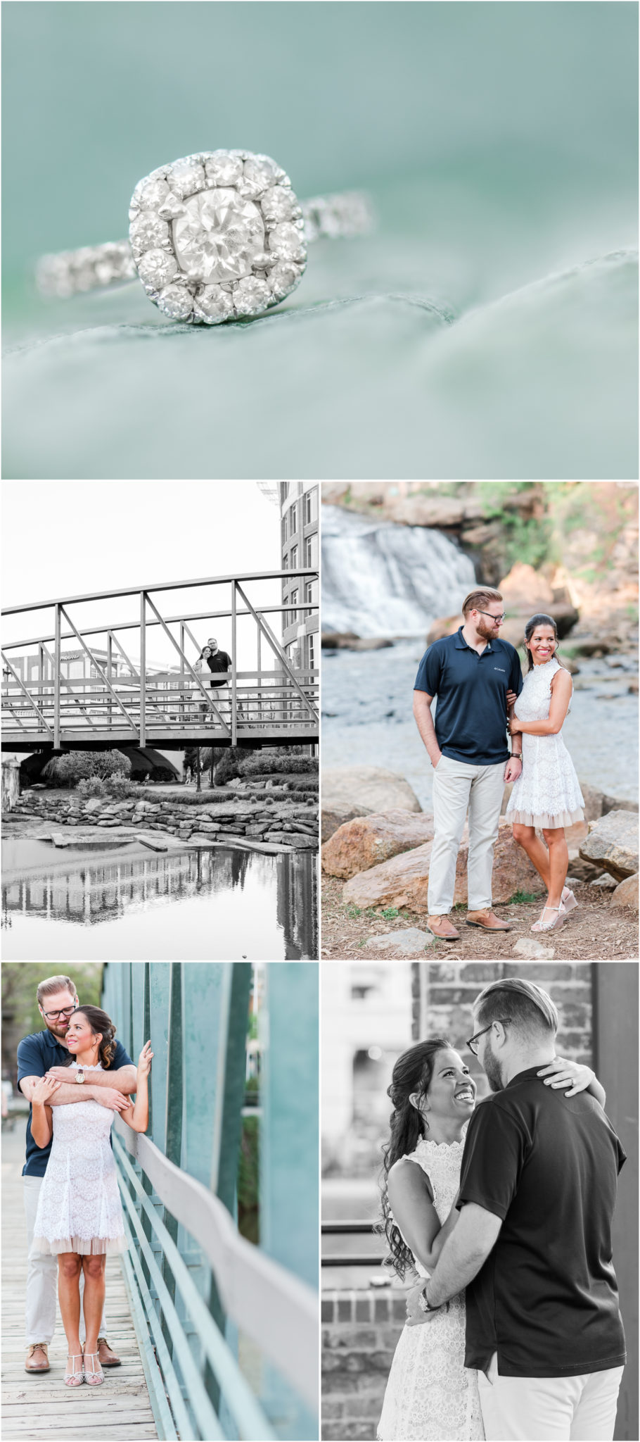 Reedy River Spring Engagement Session