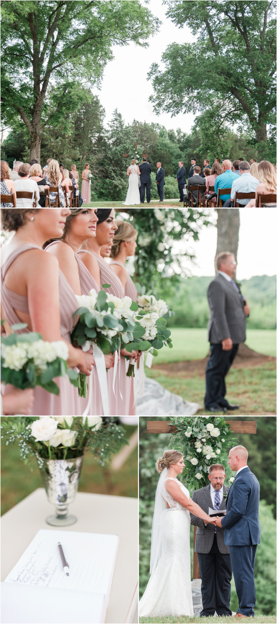 Ellery Farms outdoor Wedding Ceremony