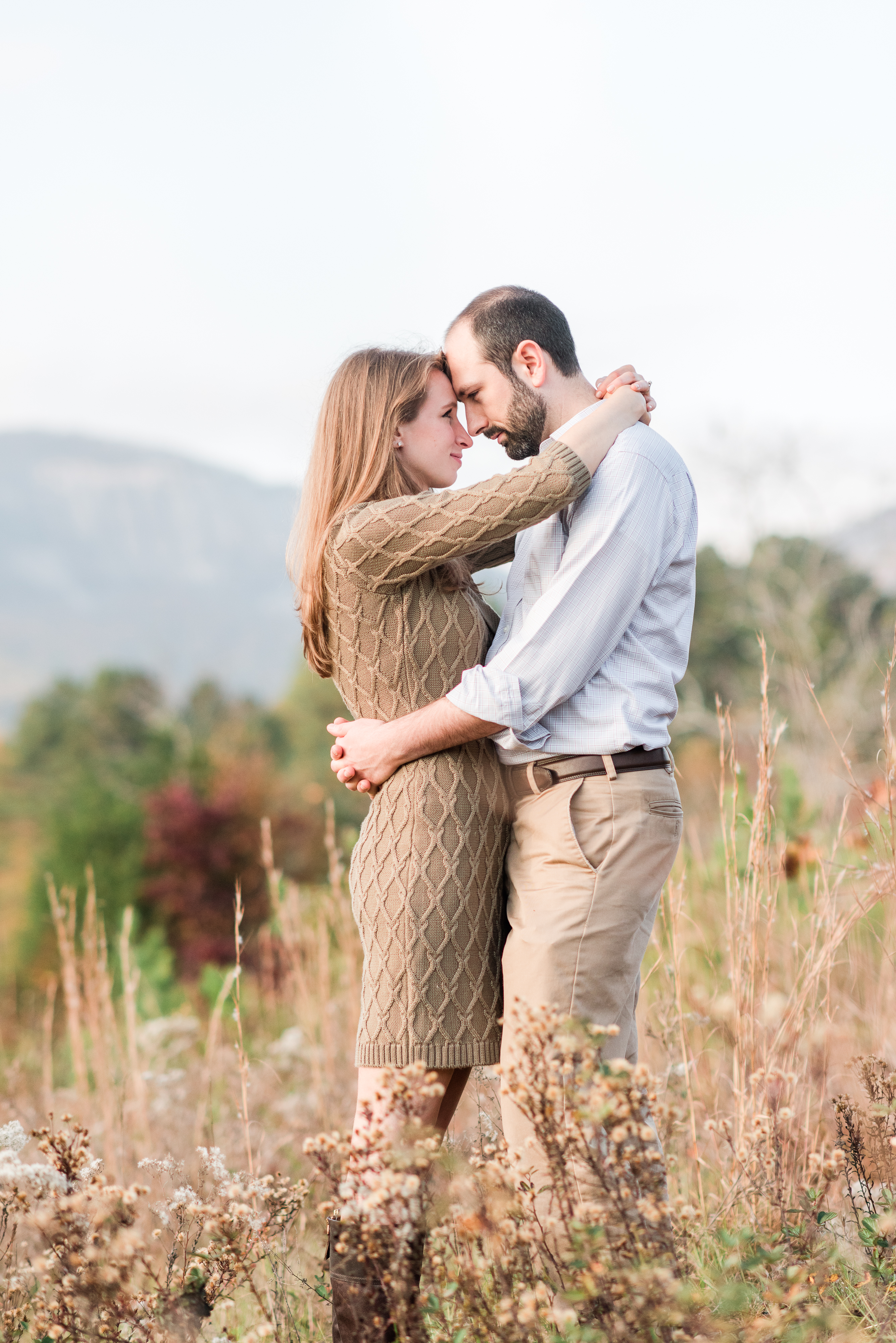 Fall Table Rock State Park Engagement Session in Pickens, South Carolina