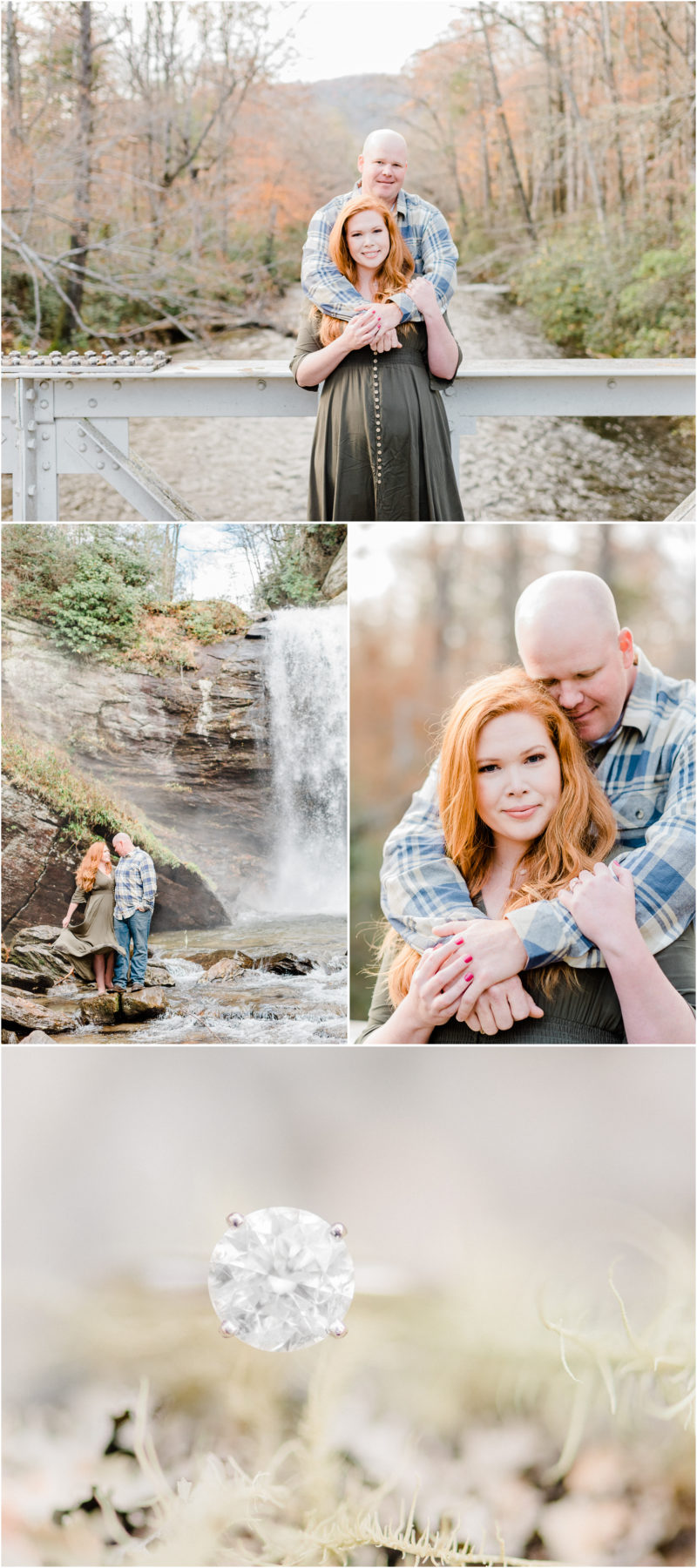 Pisgah National Forest engagement | Looking Glass Falls