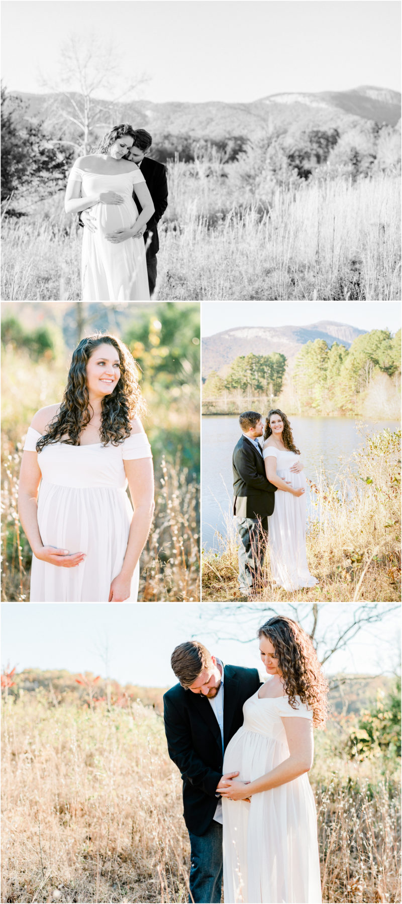 Table Rock Maternity Session in Cleveland, SC