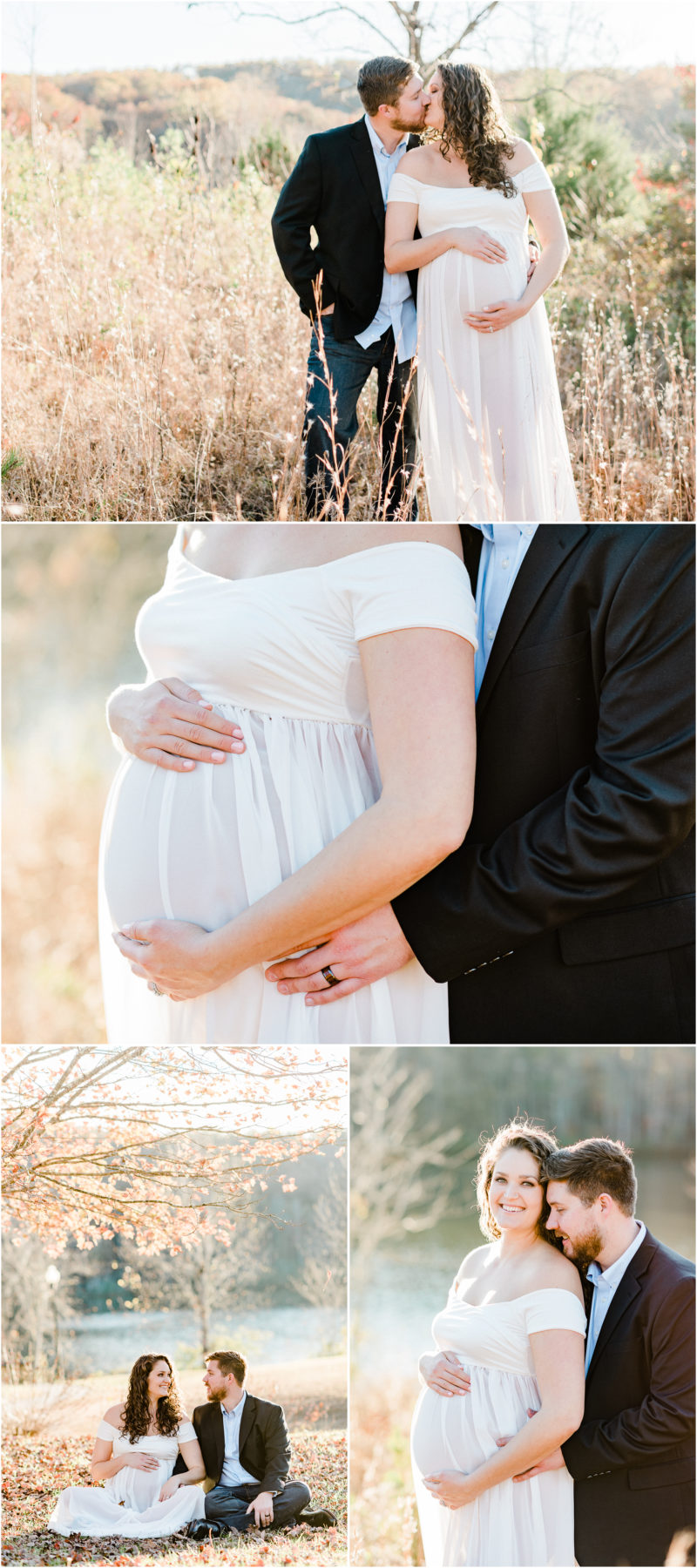 Fall mountain Table Rock Maternity Session in Cleveland, SC