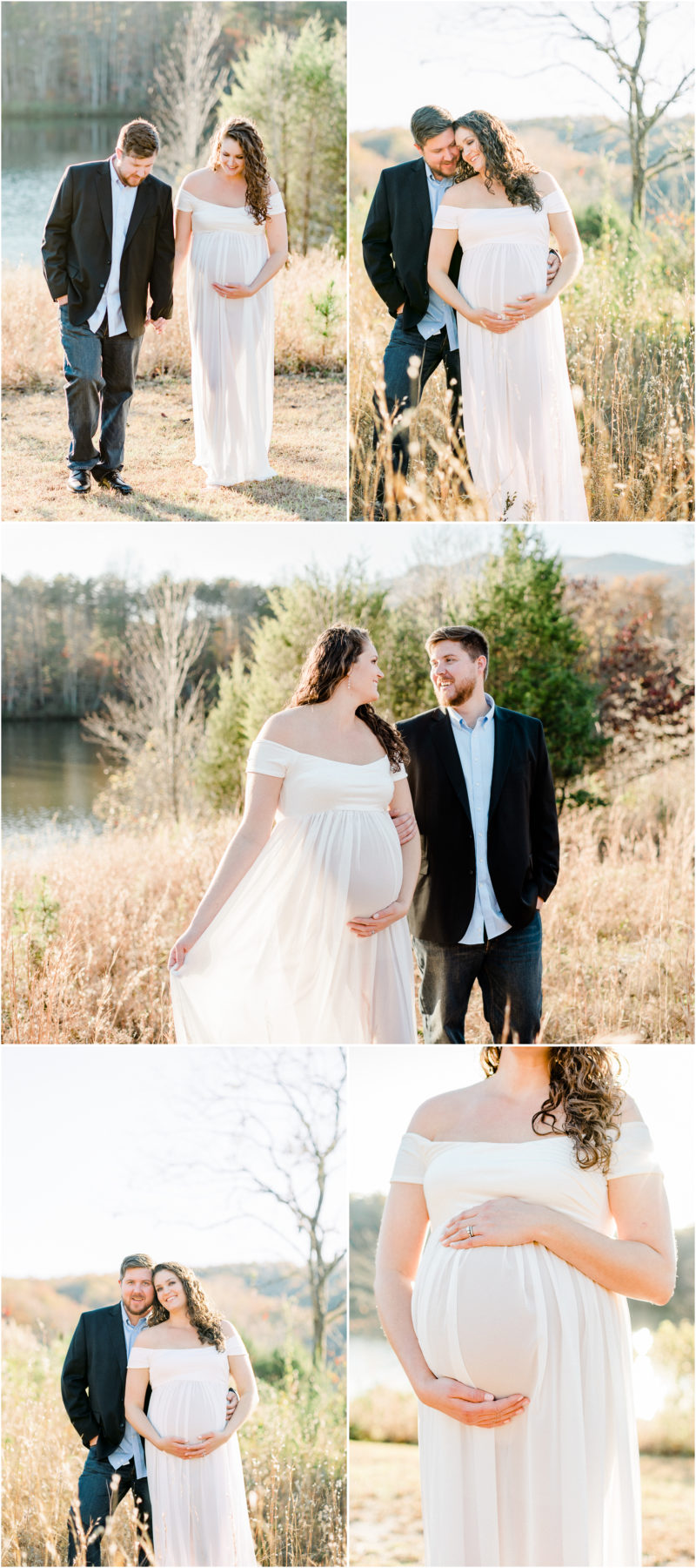 Table Rock Maternity Session in the mountains of South Carolina