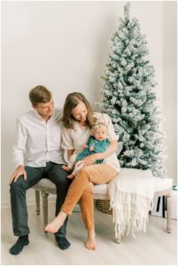 Family Christmas photos, Greenville family photographer