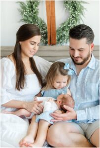 Greenville SC newborn in-home photography